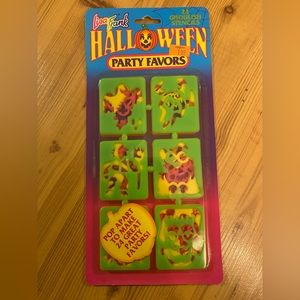Lisa Frank 24 Ghoulish Stencil Party Favors Collectors Item